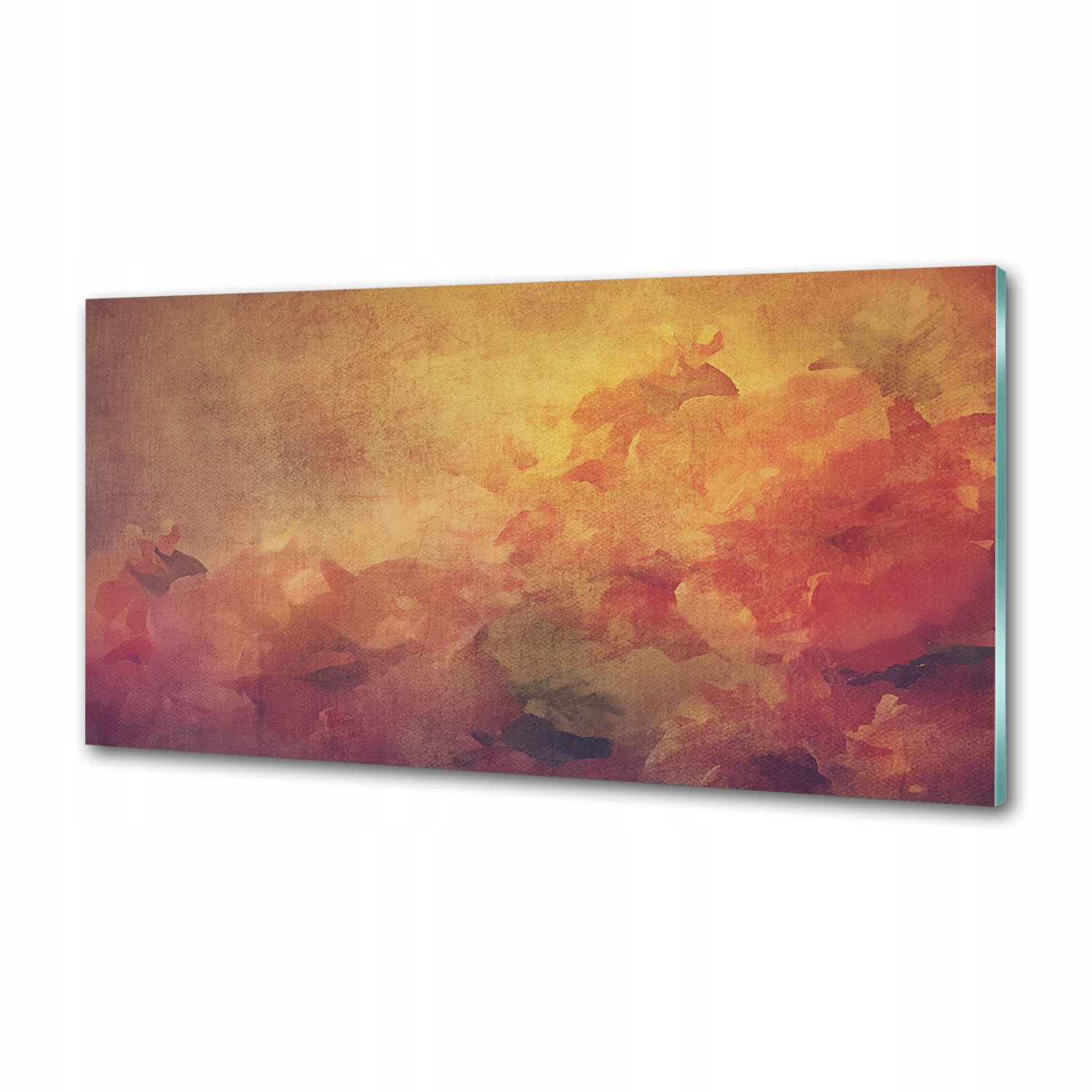 Sklenený panel do kuchyne Kvety 120 x 60 cm Lepidlo