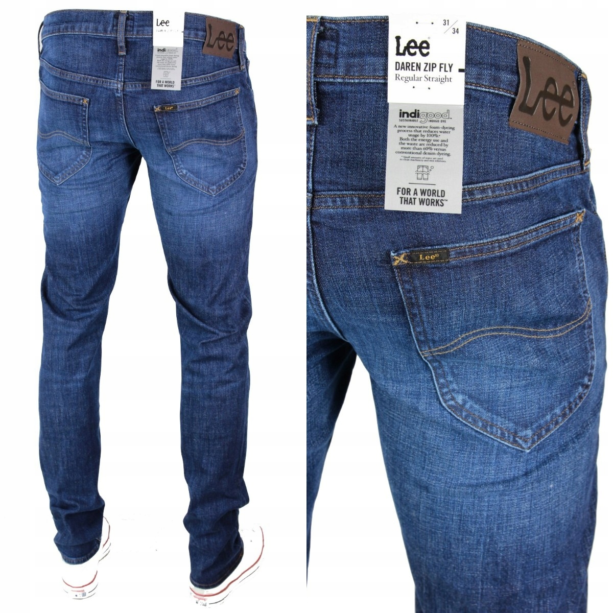 LEE DAREN JEANSY PROSTE REG. STRAIGHT_ W44 L34