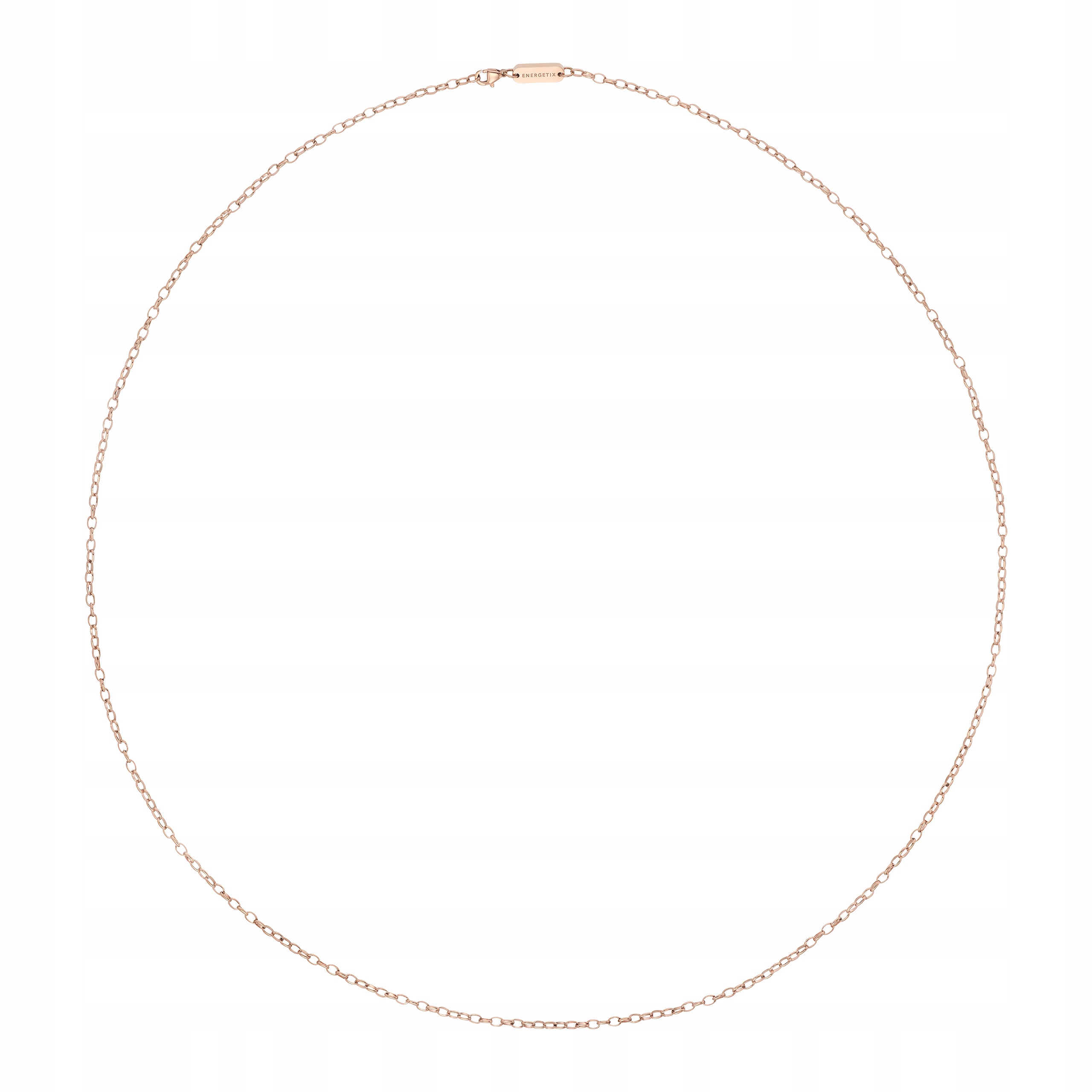 Dlouhý Řetízek Růžové zlato Ocel Chirurgické Dámské magnetické šperky