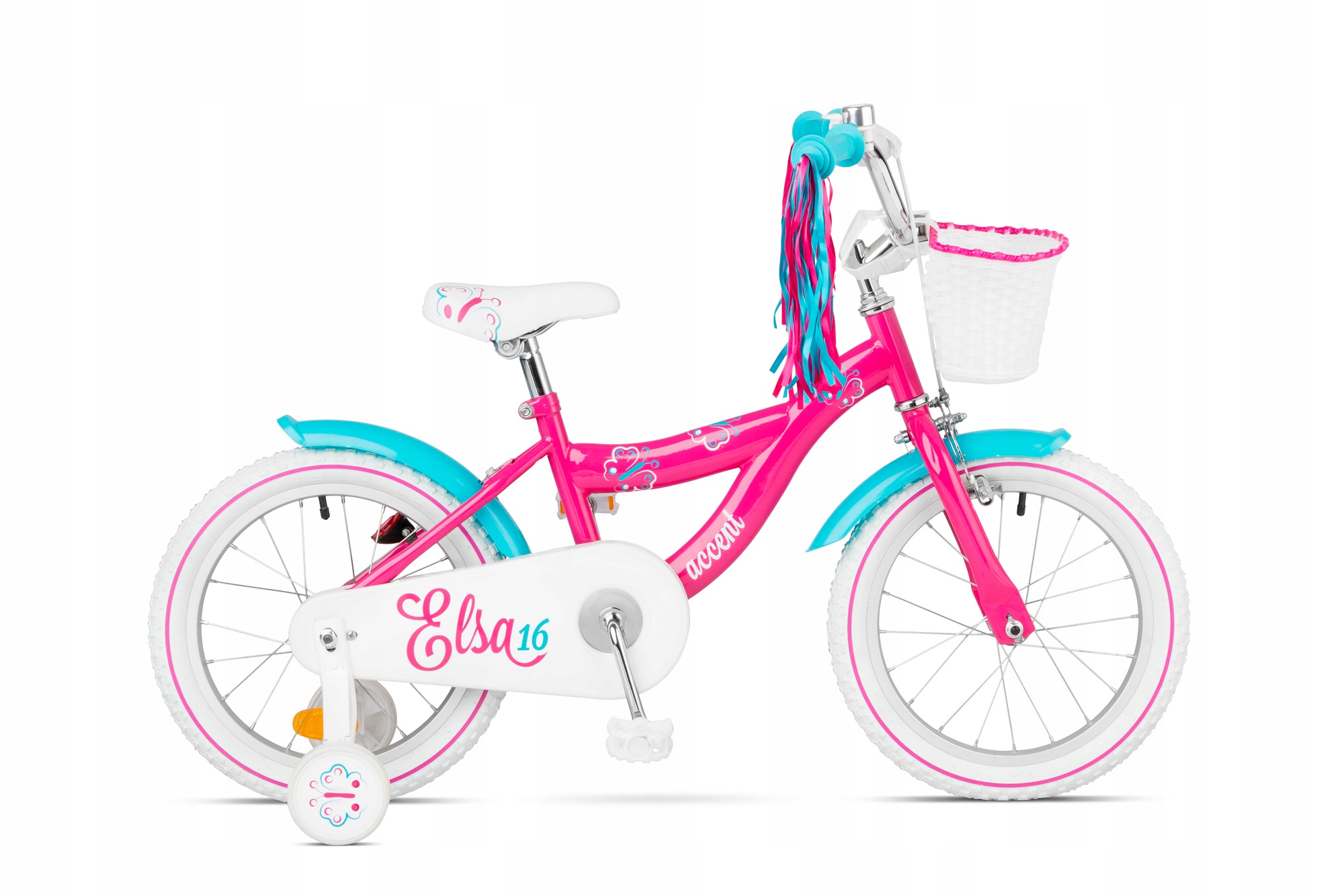 Rower Rowerek Dziecięcy Accent Elsa 16'' Różowy