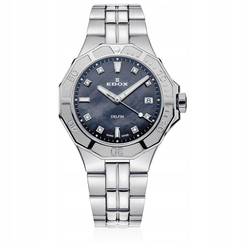 Hodinky Edox Delfin The Original Diver Lady Diamonds 53020-3M-NANND 38mm