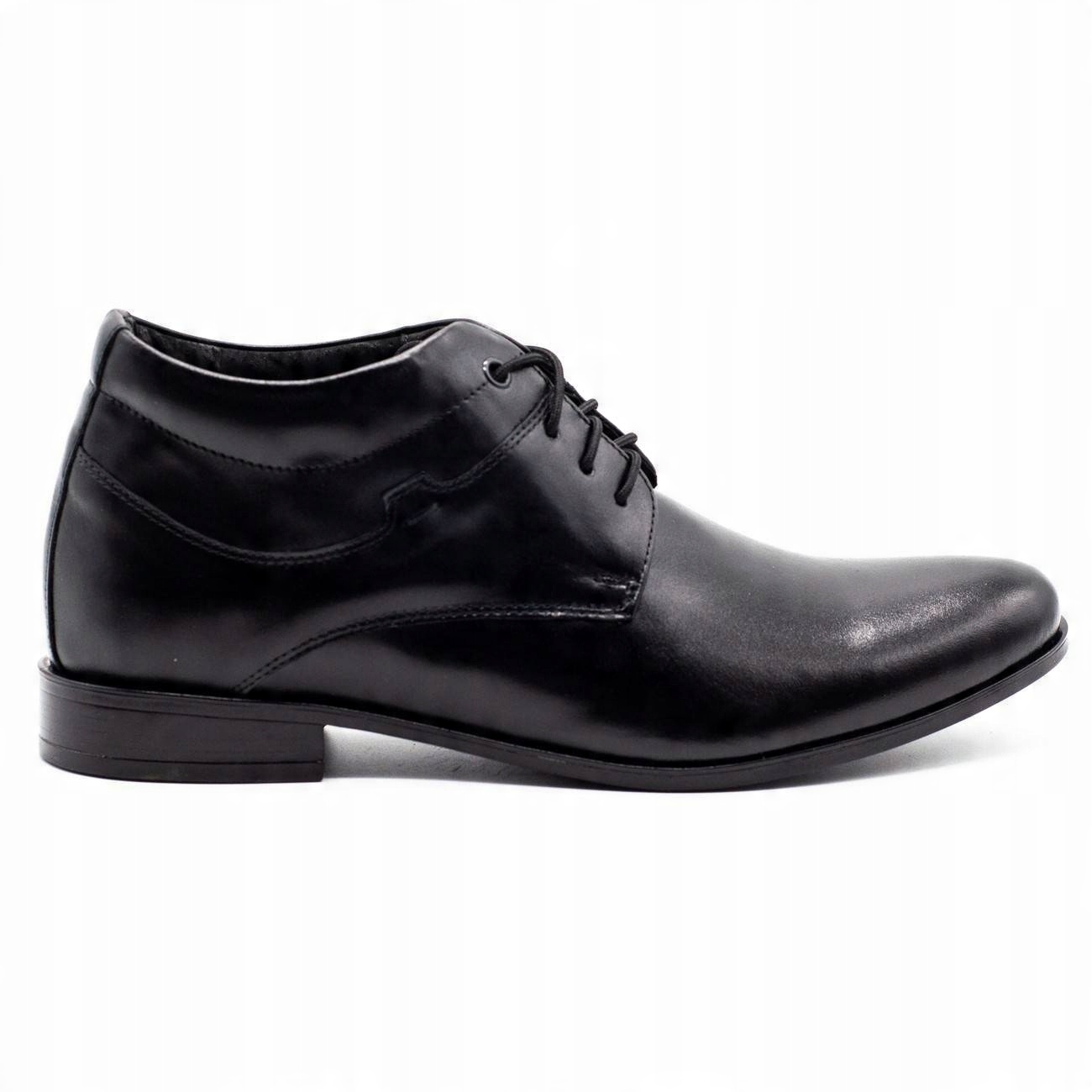 

Buty Wizytowe Podwyższające Skóra 300LU Czarny 40