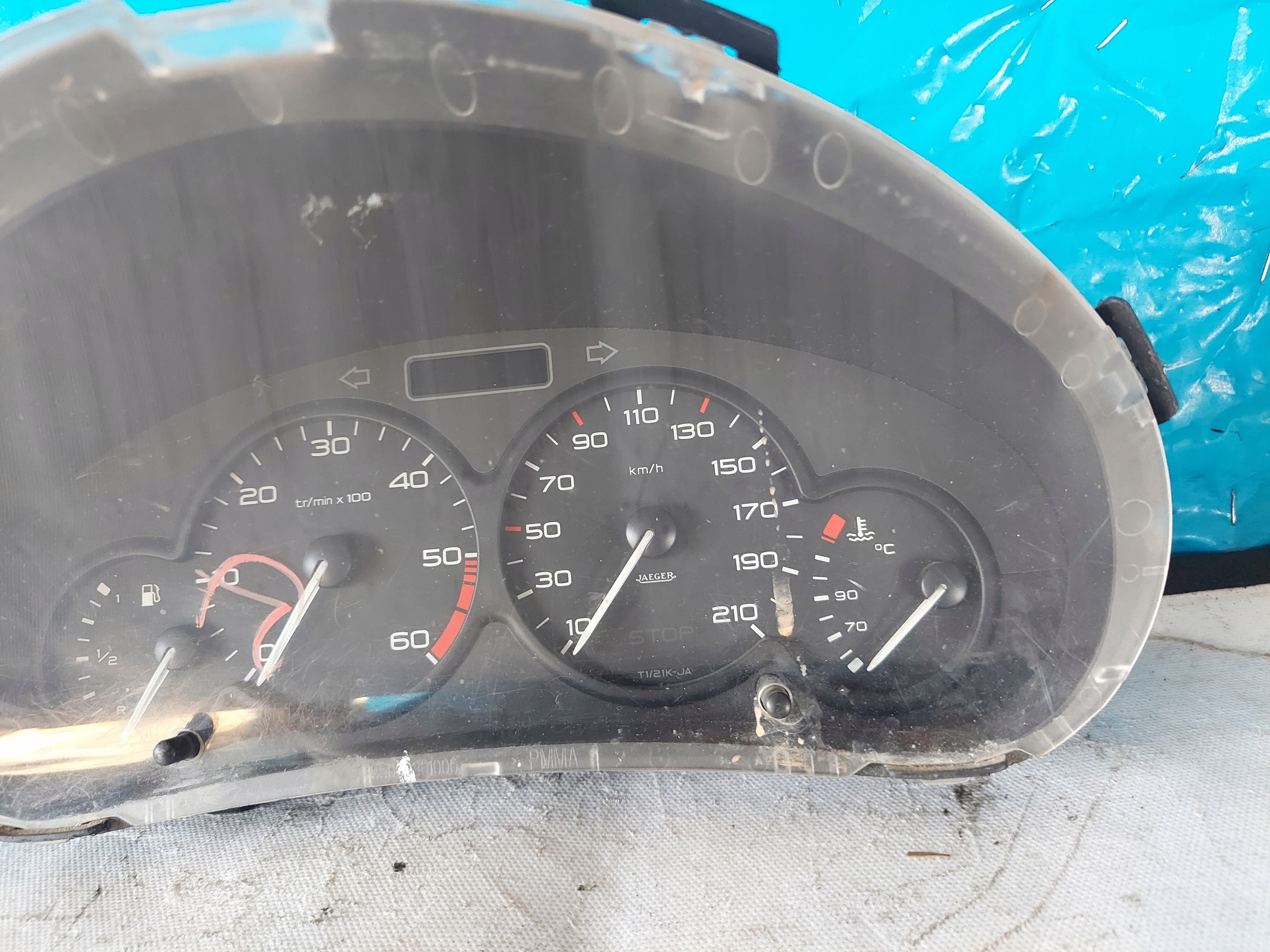 dials clock BERLINGO and 2.0 HDI 9656696080