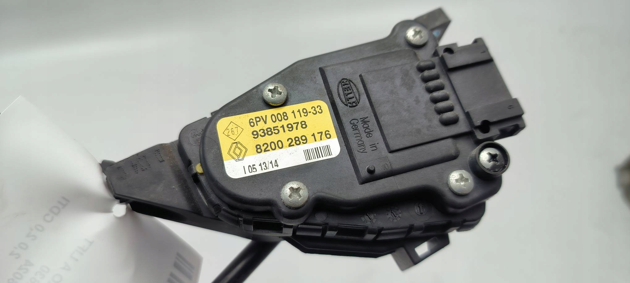 PEDAL 8200289176 OPEL VIVARO A LIFT