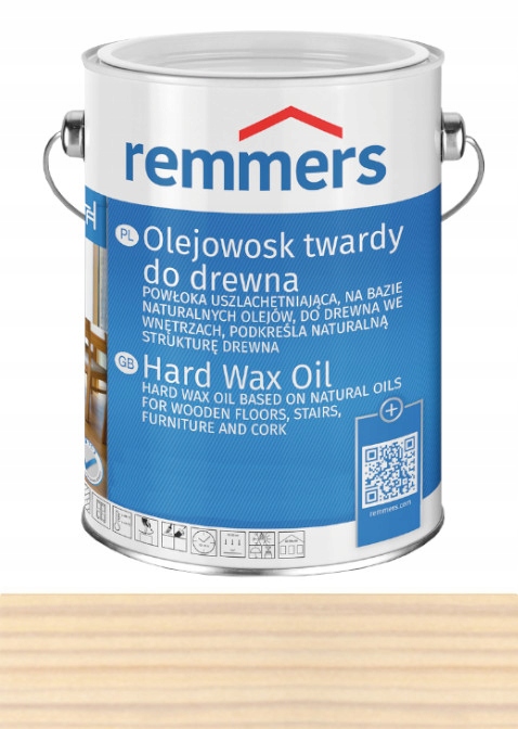 

Remmers Hartwachs-Ol Olej mebli,drewna 2,5L Biały