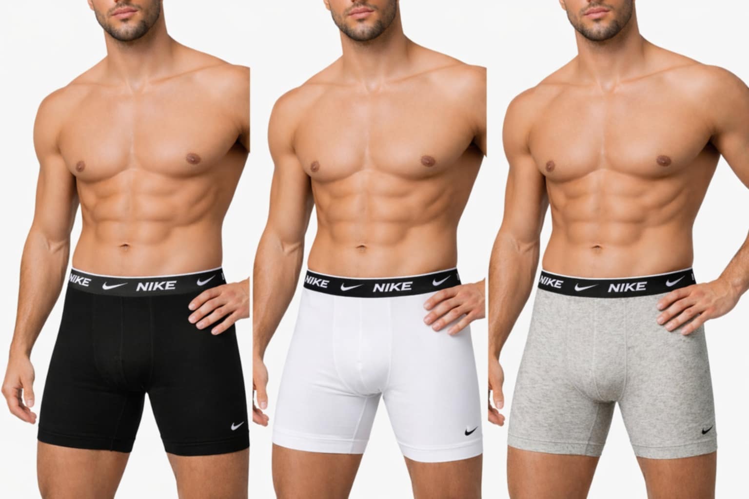 Bokserki Męskie Nike r. M Majtki Bawełniane Sportowe dla Faceta
