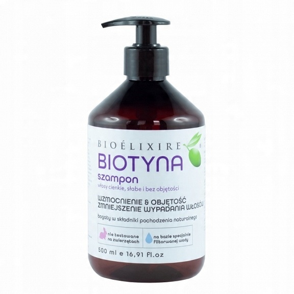 

Bioelixire Szampon Biotyna 500ml