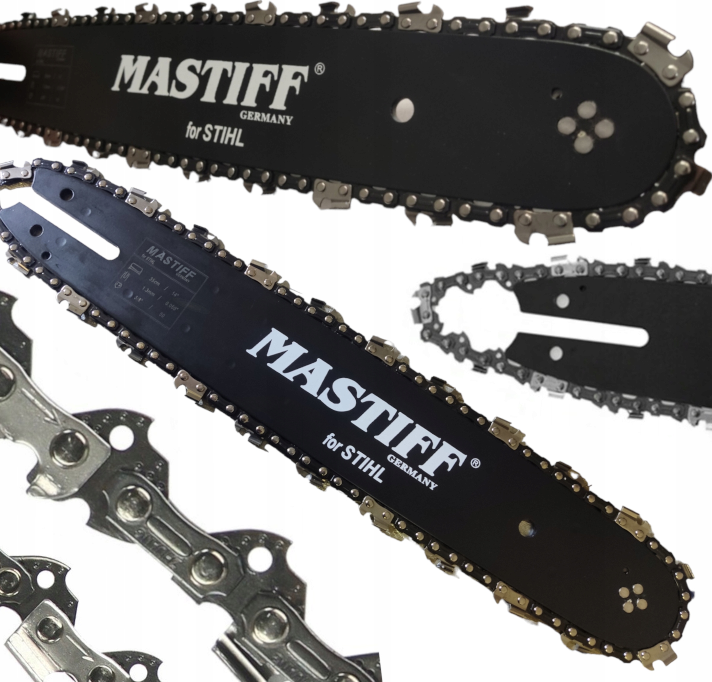 PROWADNICA 14'' 35cm + 2 ŁAŃCUCHY DO PIŁY STIHL