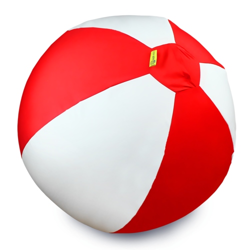 Magiczna Piłka XXL BIAŁO - CZERWONA