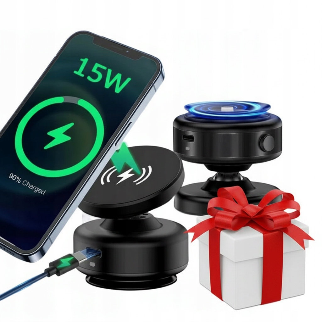 Magnetická nabíječka Přísavka, Magsafe Qi iPhone Nápad Na Dárek