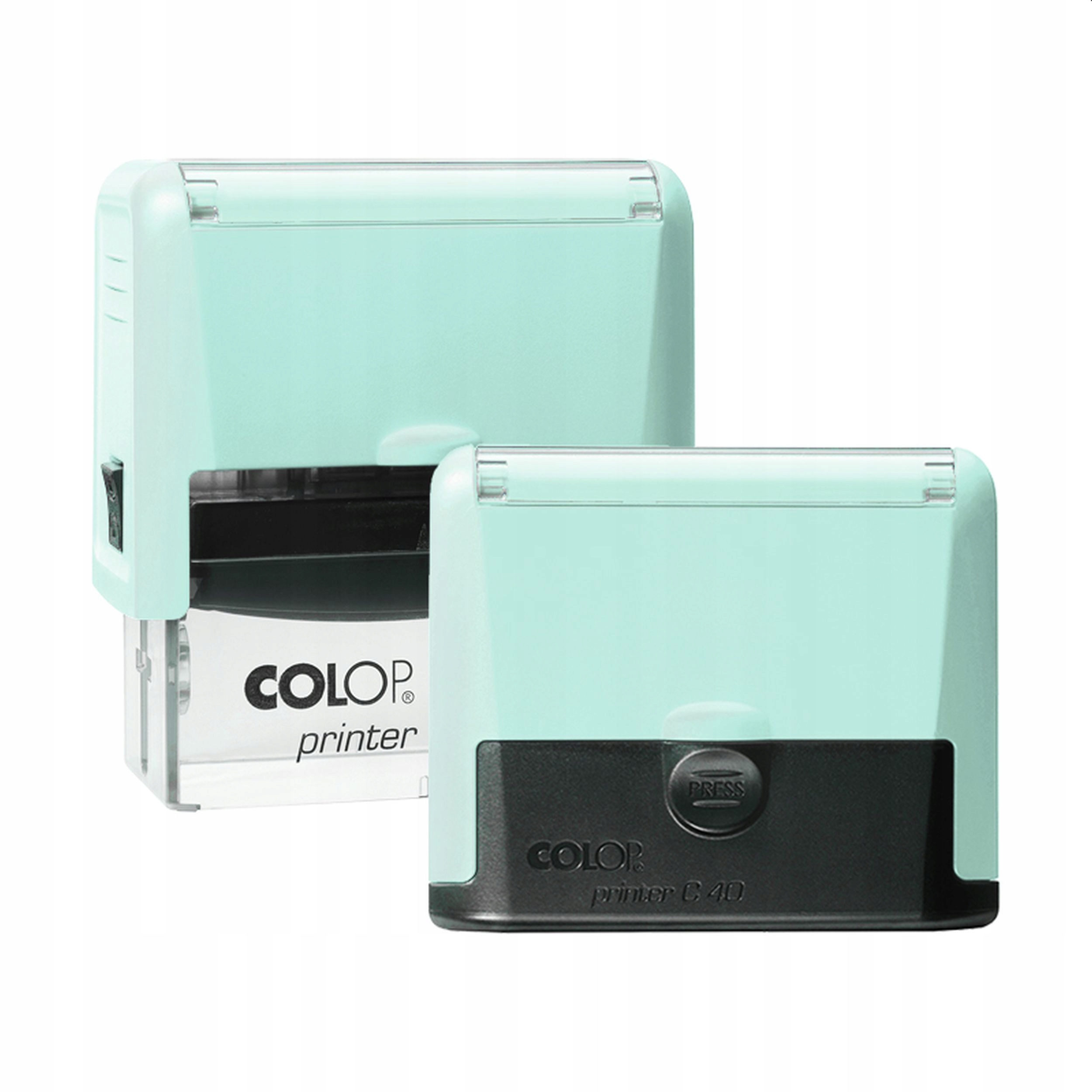 COLOP Printer Compact PRO C40 z gumką PASTELOWY ZIELONY