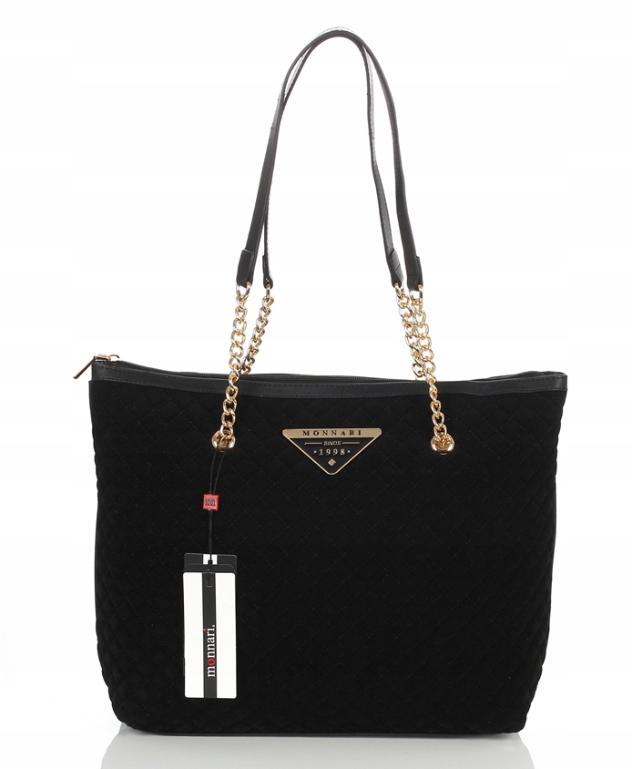 

Torebka Monnari Premium Cellection pikowana Zamsz