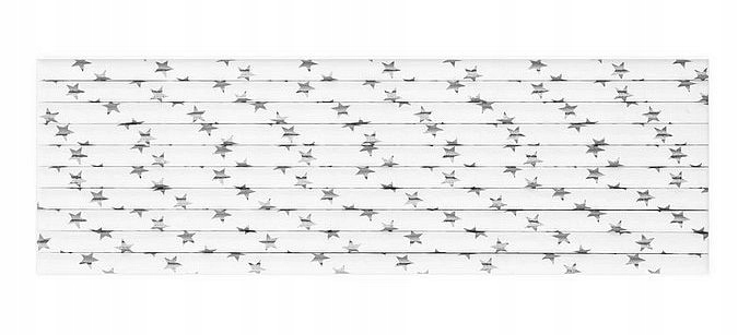 SŁOMKI RURKI PAPIEROWE 19,5x0,6cm białe w srebrne gwiazdki 10szt EAN (GTIN) 5904610117330