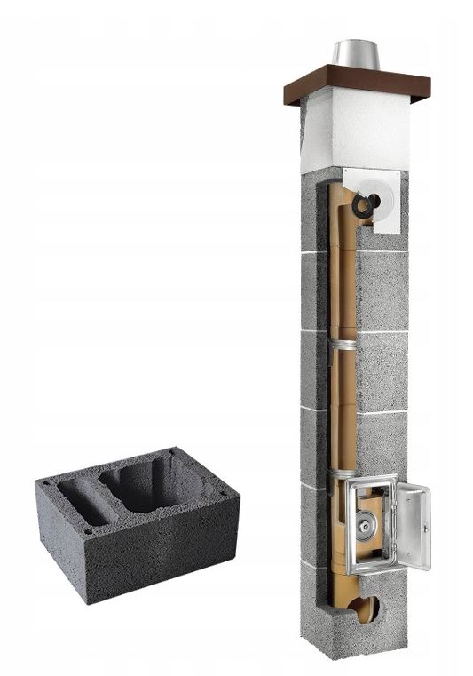 Systémový komín Osmose Turbo fi 140 5 m plyn Kw