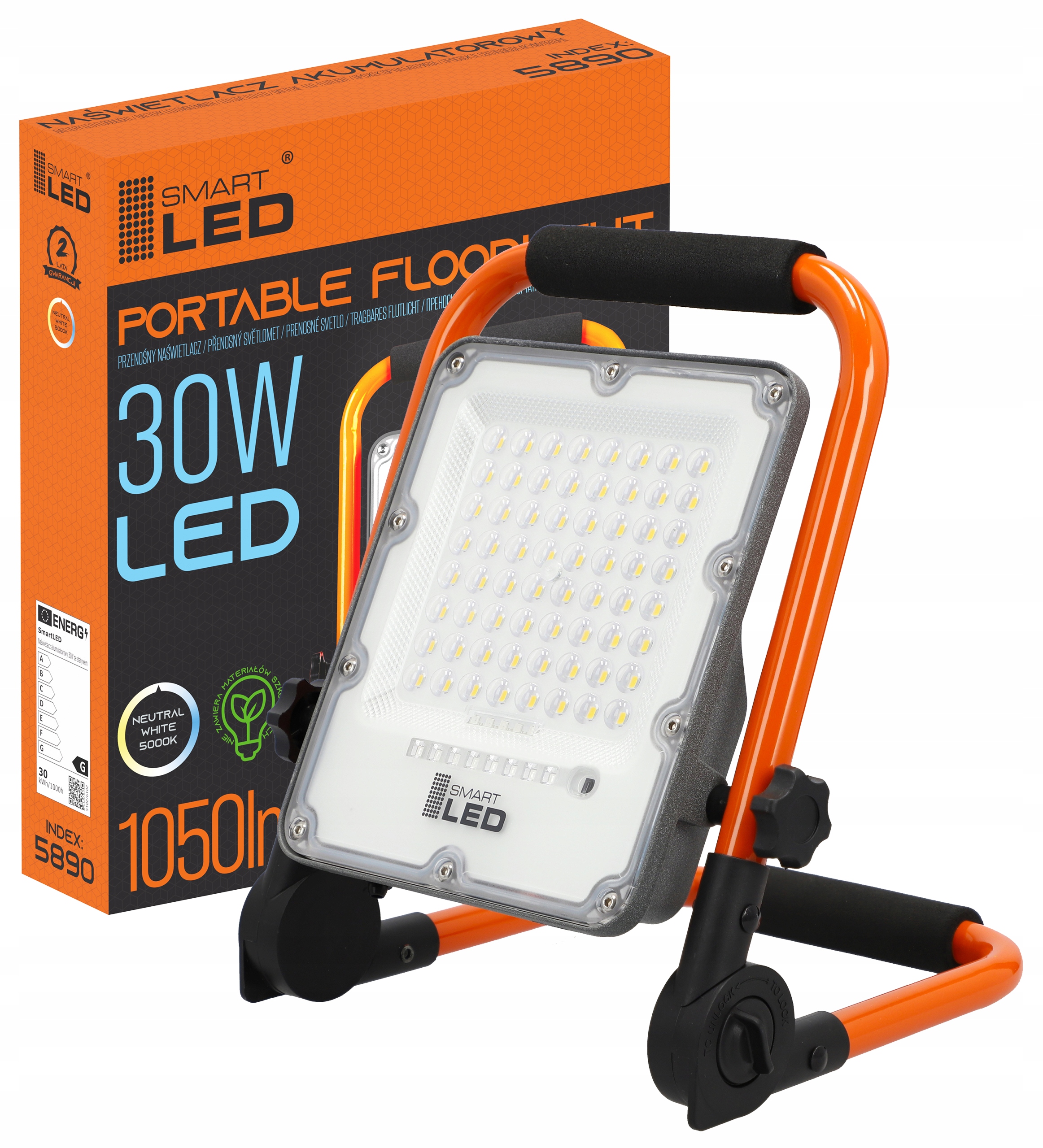 

Halogen Led Naświetlacz Akumulatorowy Budowlany 30