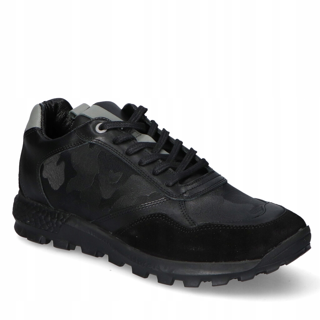 Pánské polobotky Manitu Černé semišové, velikost 42