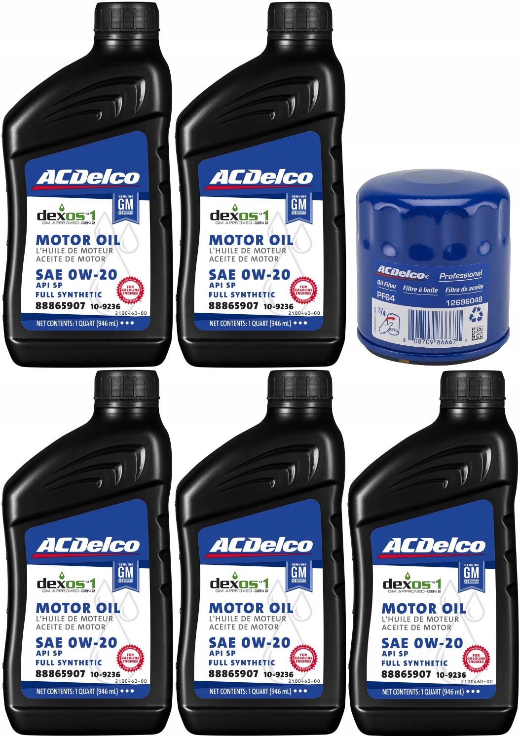 Acdelco 0W20 Filtr Chevrolet Volt 1,5 2016-2019