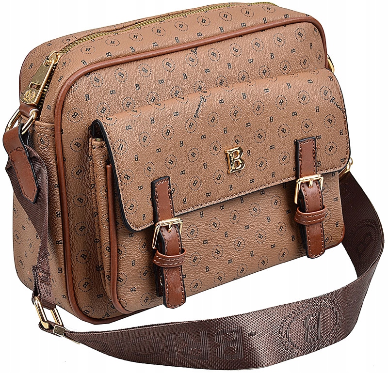 

Torebka Damska Monogram Crossbody Kuferek Logo Ib