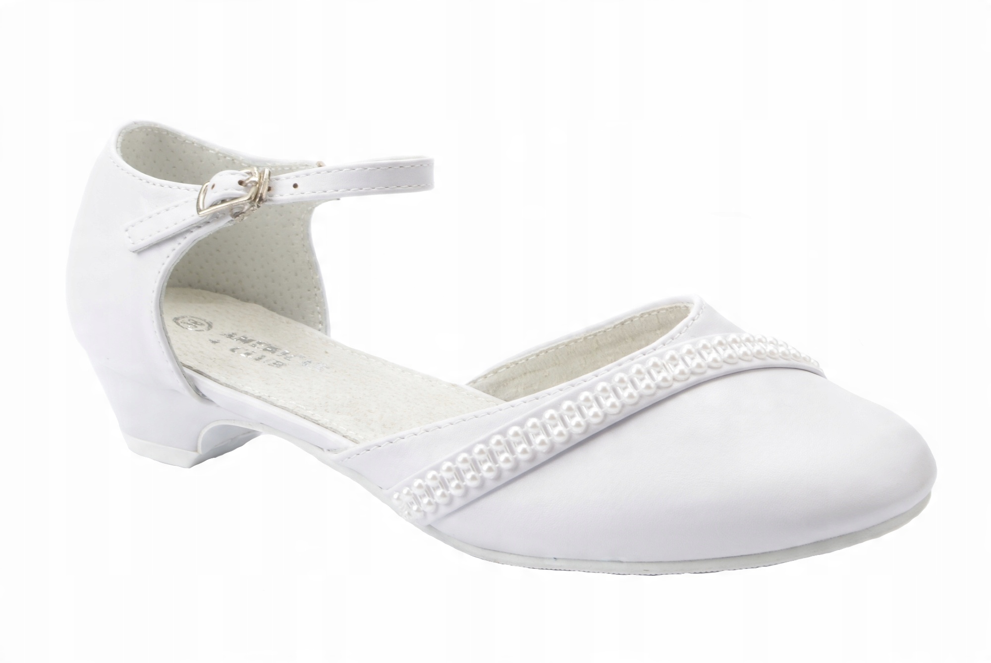 

Buty Komunijne Balerinki Dziewczęce 22 Cyrkonie 36