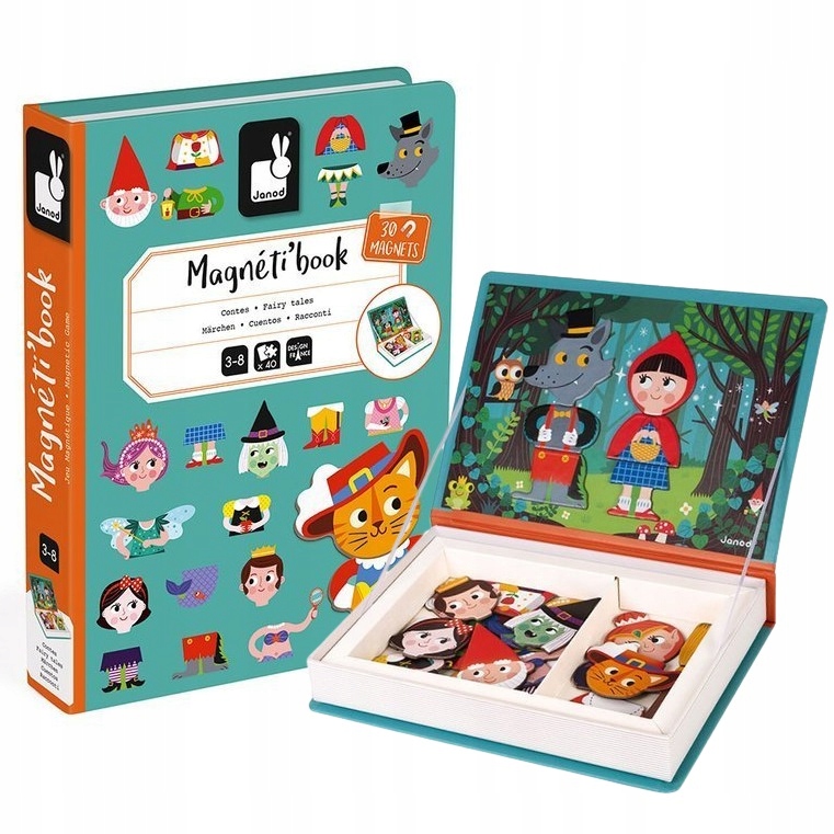 

Janod Magnetibook Świat Baśni Puzzle Magnetyczne