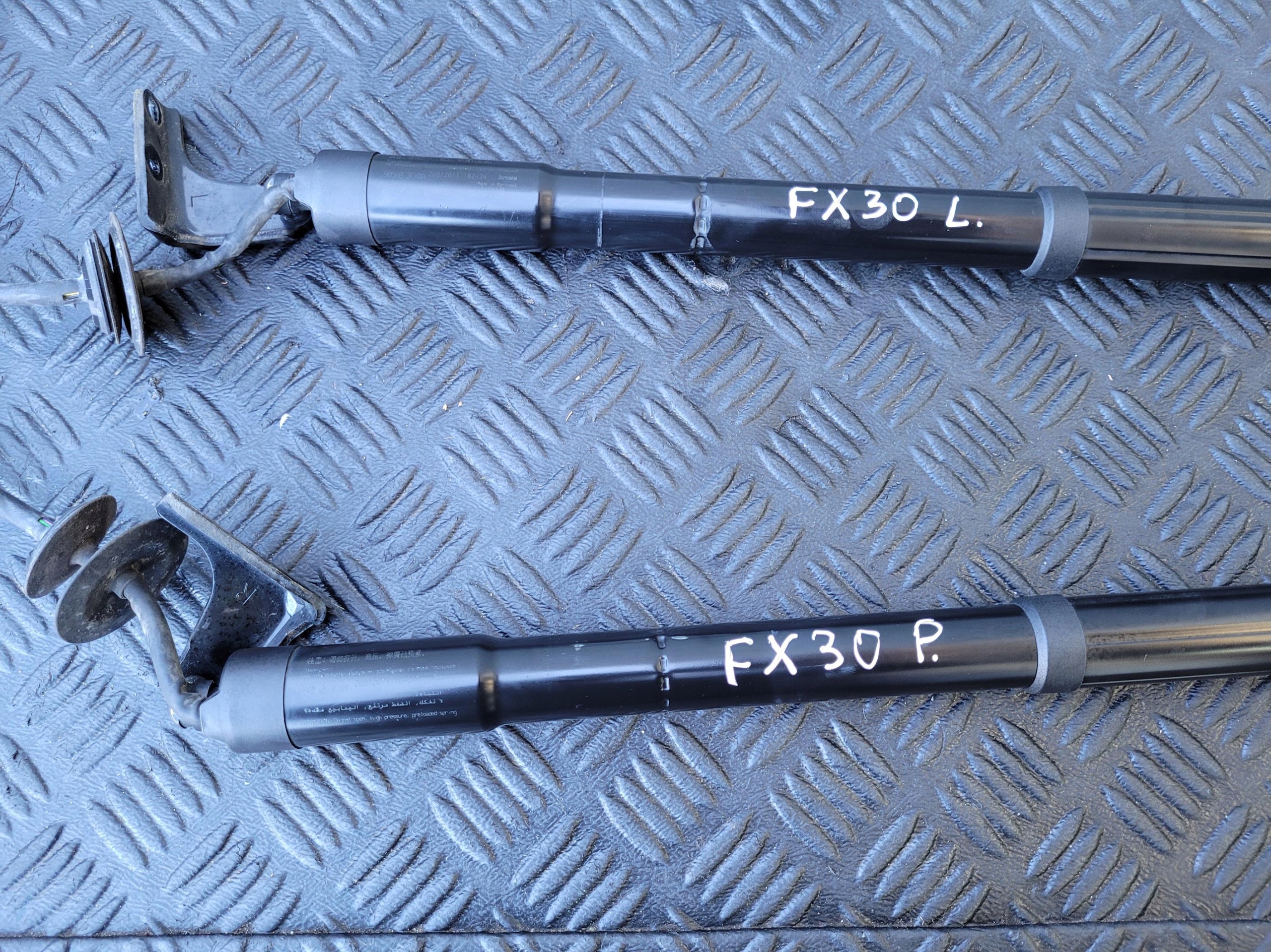 damper bonnet rear part right left INFINITI FX II QX70
