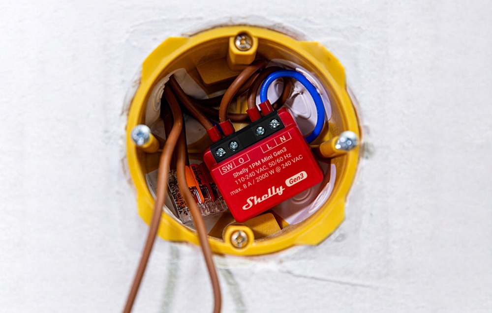 SHELLY 1 MINI GEN 3 INTELIGENTNY STEROWNIK WI-FI ZDALNE STEROWANIE 8A 2000W Rodzaj sterownik