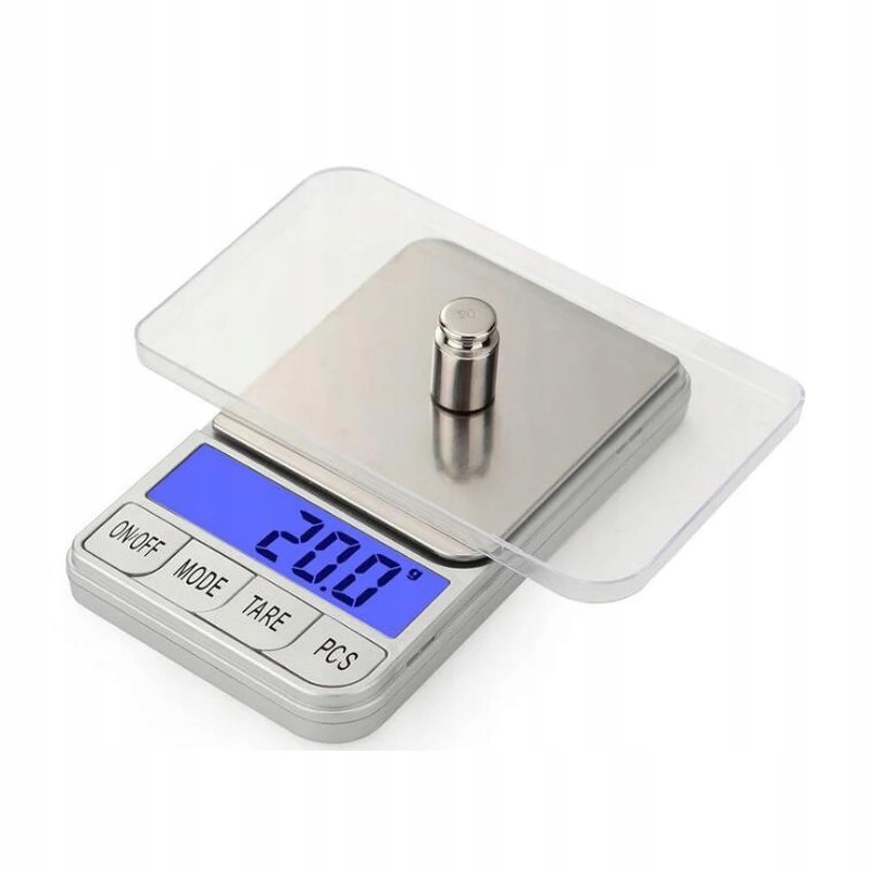 Klenotnická Váha Přesná Digitální 500g Velký LCD