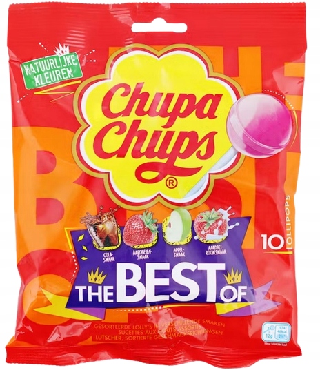 Chupa Chups Lizaki The Best Of 10 szt. — 8