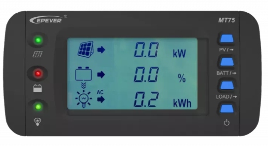 Panel sterujący Epever MT75