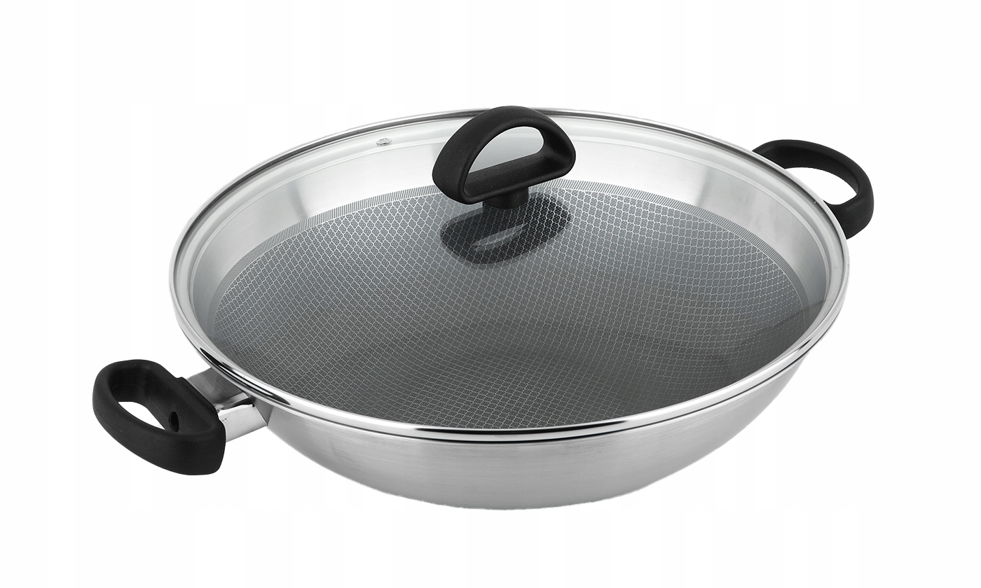 Wok z pokrywką Premium 36/10 cm Carl Schmidt Sohn - NIemcy