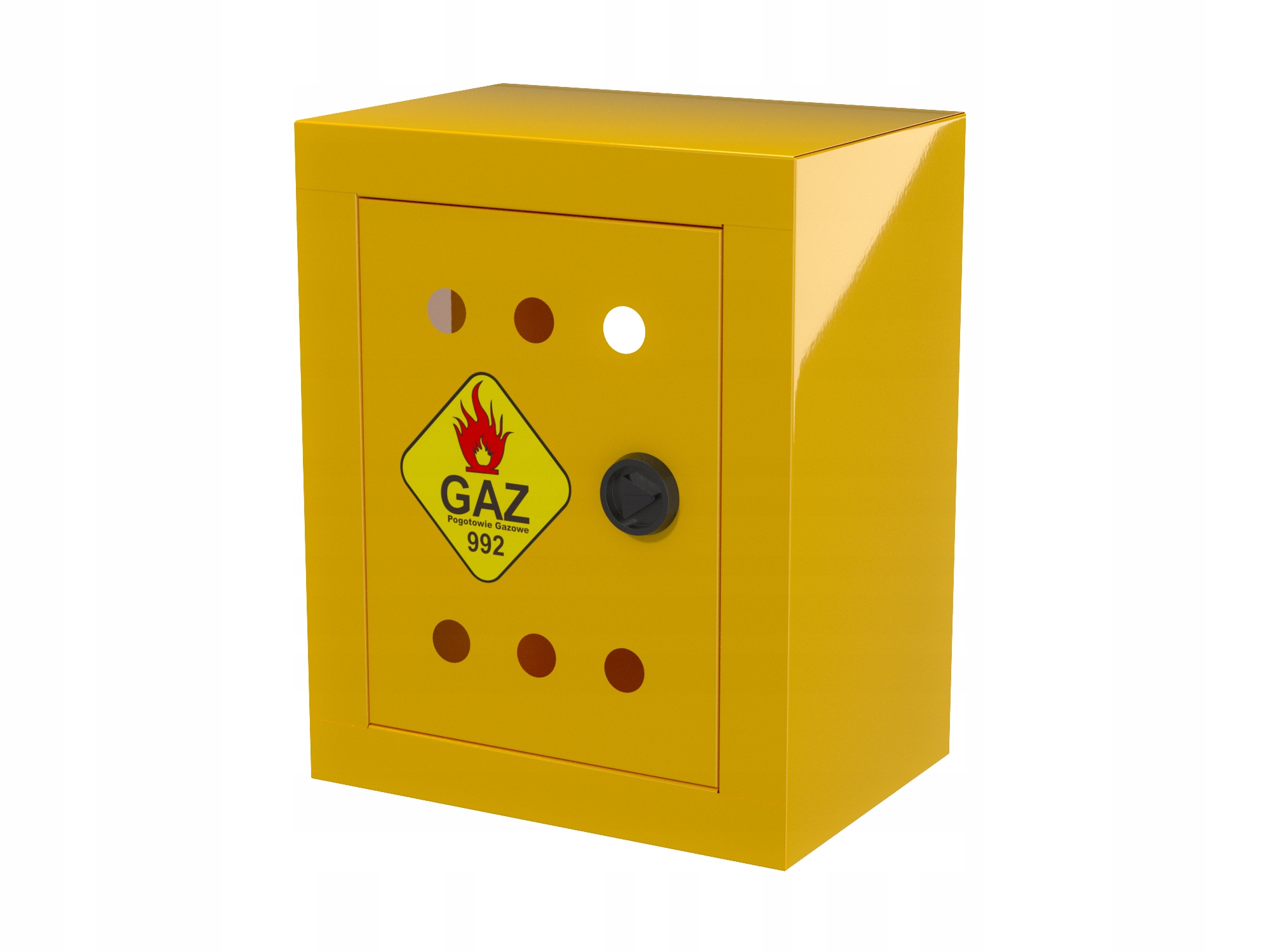 Plynová Skříňka 25x20x15 Žlutá Krabička Na Ventil