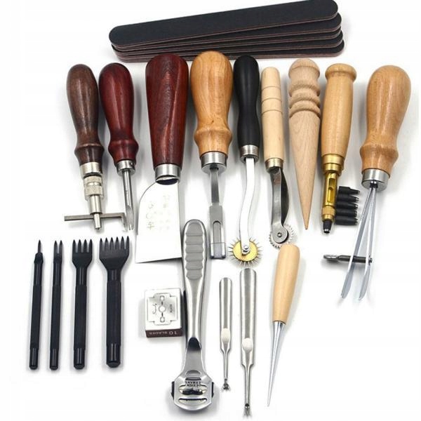 DIY Leather Tools Stitching Carving Sewing Saddle