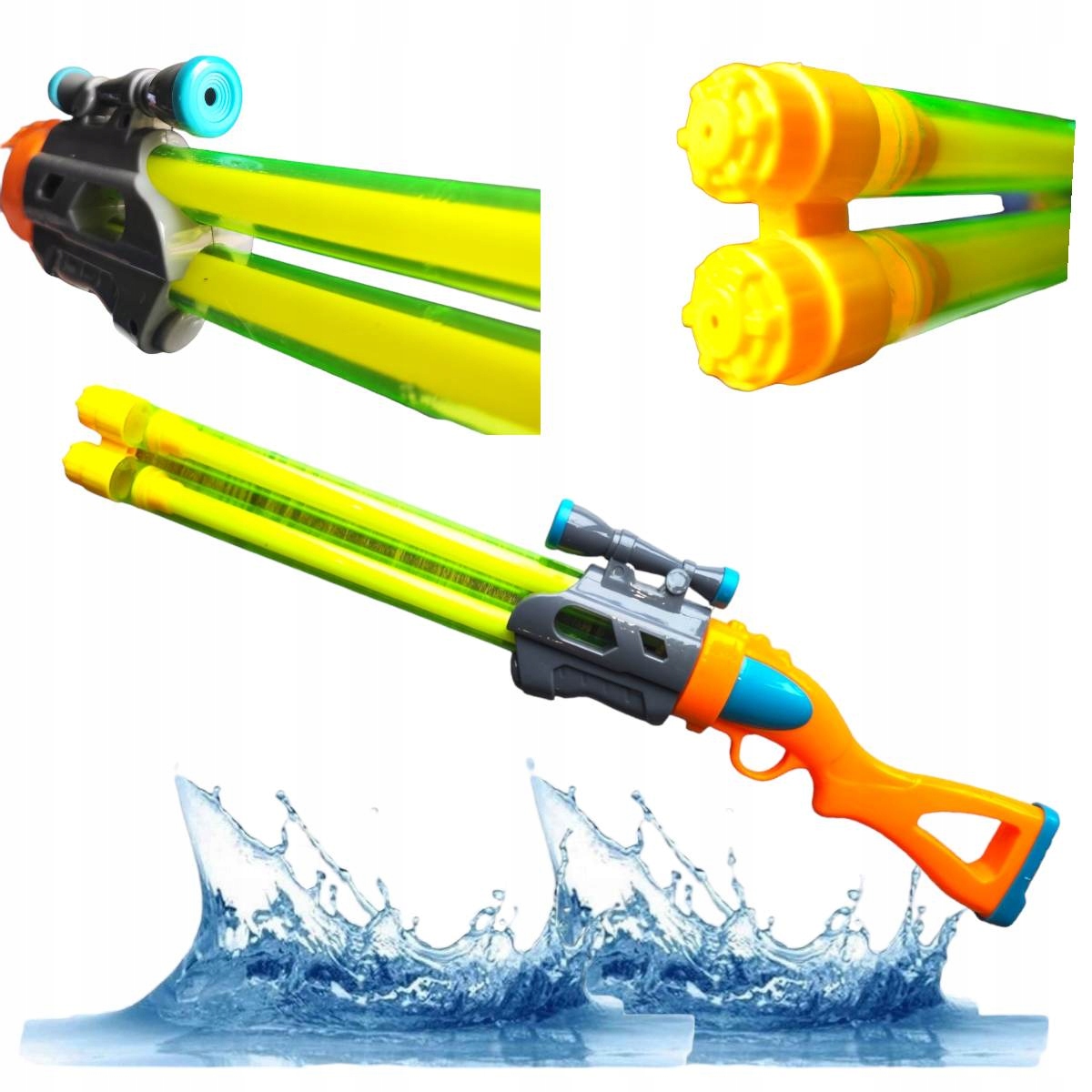 

Pistolet Na Wodę Double Shot Śmigus Dyngus Zabawka