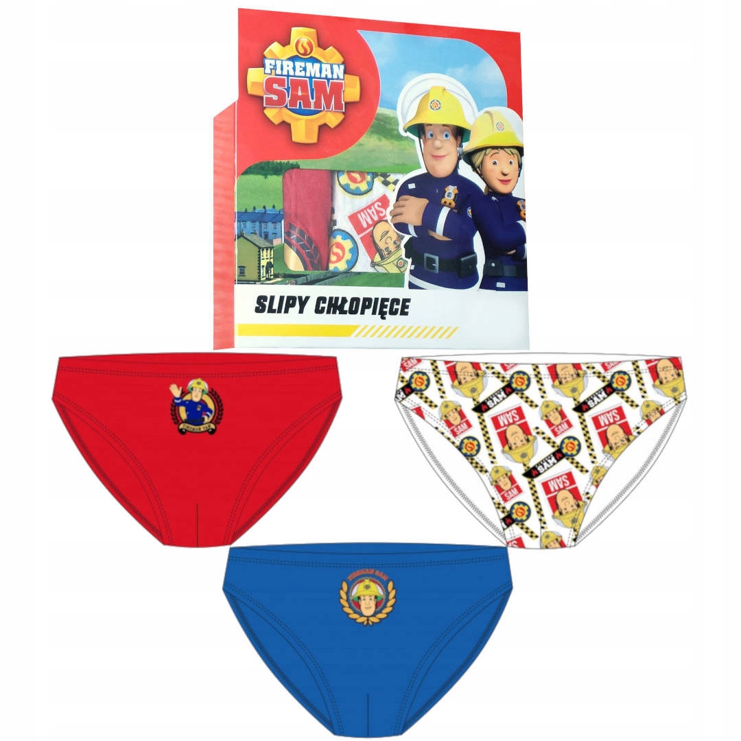 

Majtki Dziecięce Chłopięce Strażak Sam 92/98 CM