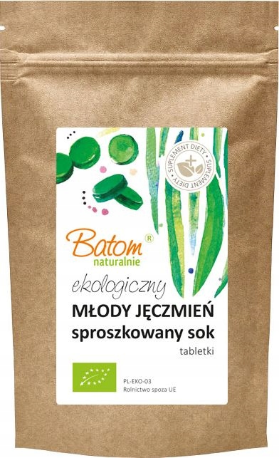 Bio Młody jęczmień Sok Sproszkowany tabletki 500mg 500szt. Batom