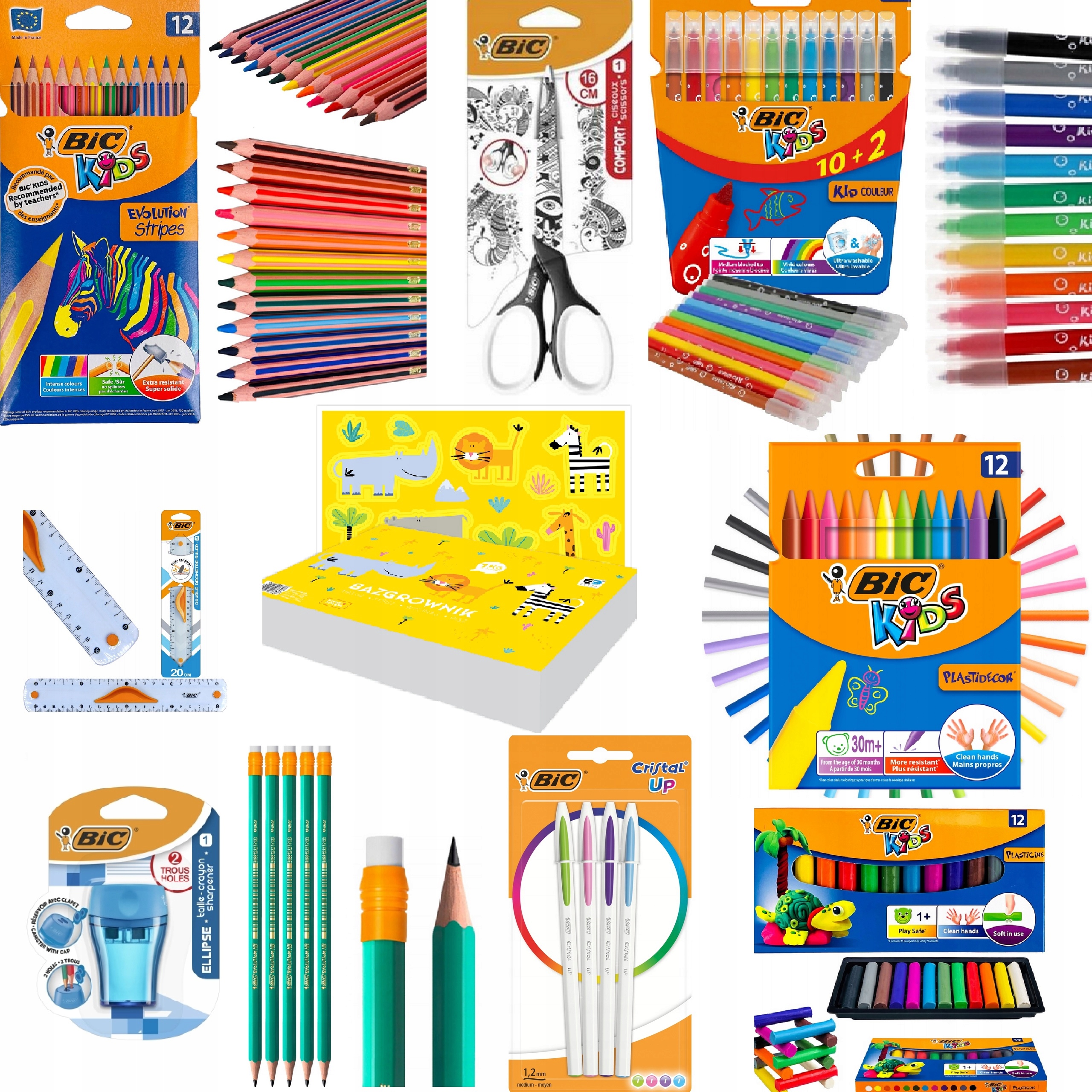 

Bic Kids Zestaw Szkolny Wyprawka Kolorwanie
