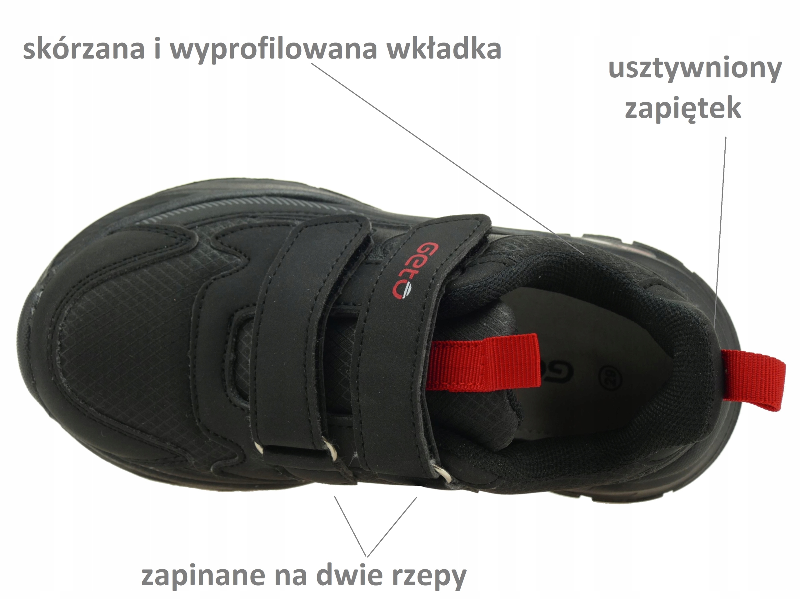 ADIDASY CHŁOPIĘCE BUTY DZIECIĘCE SPORTOWE TRAMPKI LEKKIE WKŁ. SKÓRA R. 27 Płeć chłopcy