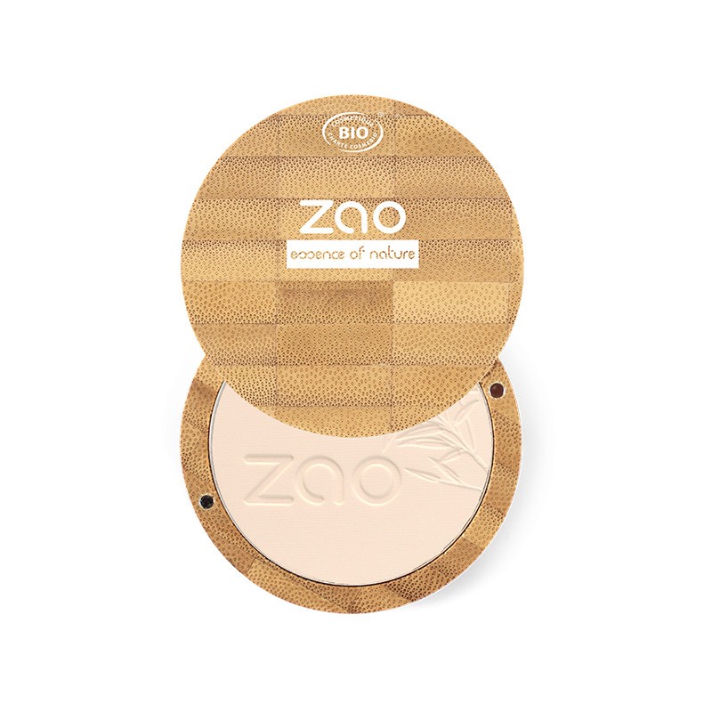 Puder kompaktowy, naturalny, wegański, Ecocert, 9 g, Zao Ivory 301
