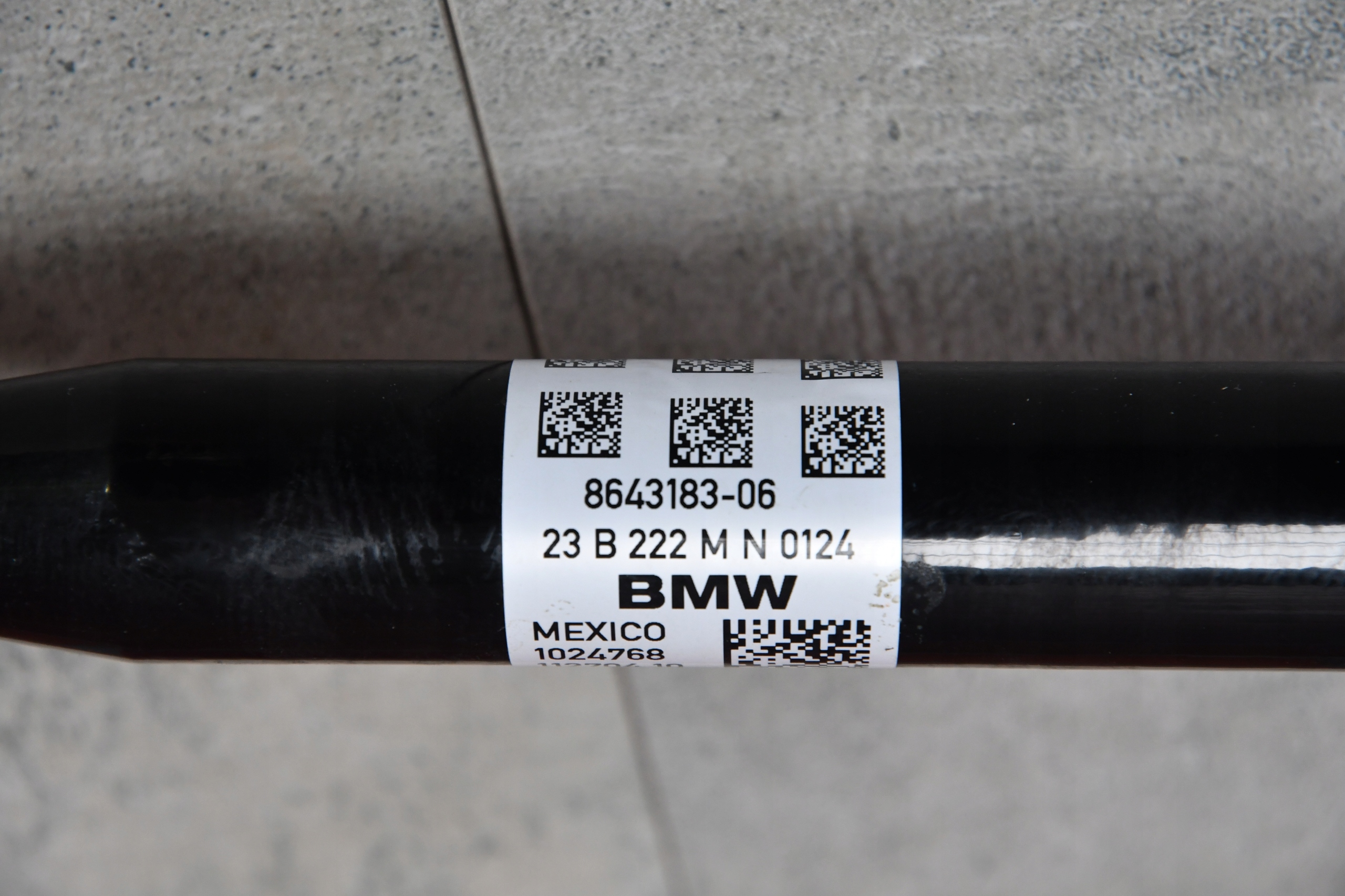 semi-axis left front front BMW X3M F97 X4M F98 8643183 18km