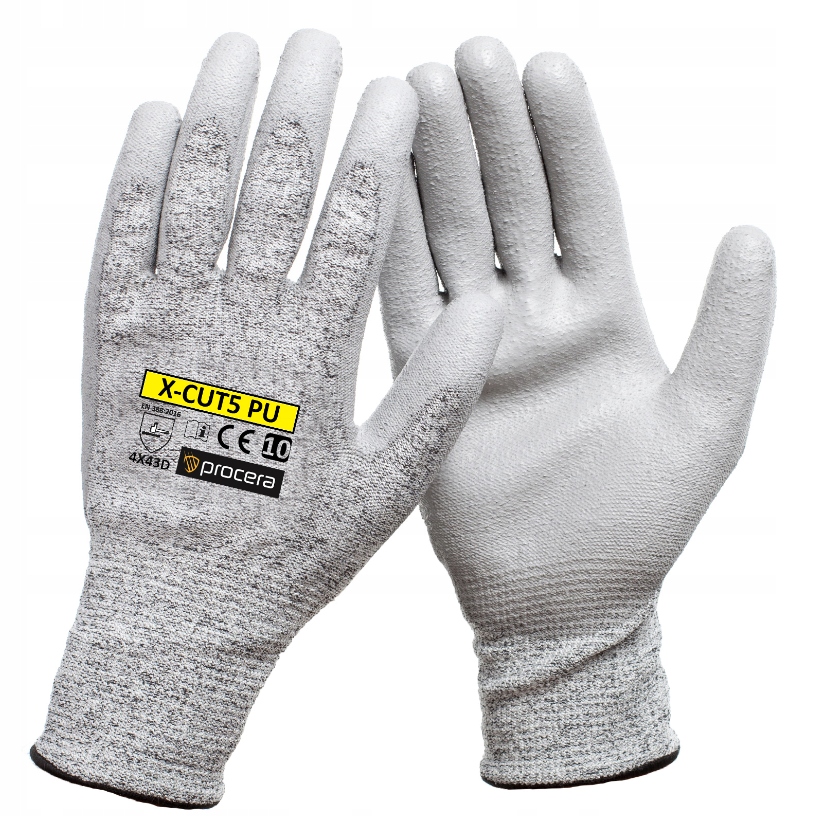 RĘKAWICE OCHRONNE ANTYPRZECIĘCIOWE X-CUT5 PU
