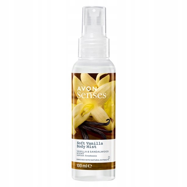 

Avon Mgiełka do Ciała Wanilia i Drzewo Sandałowe