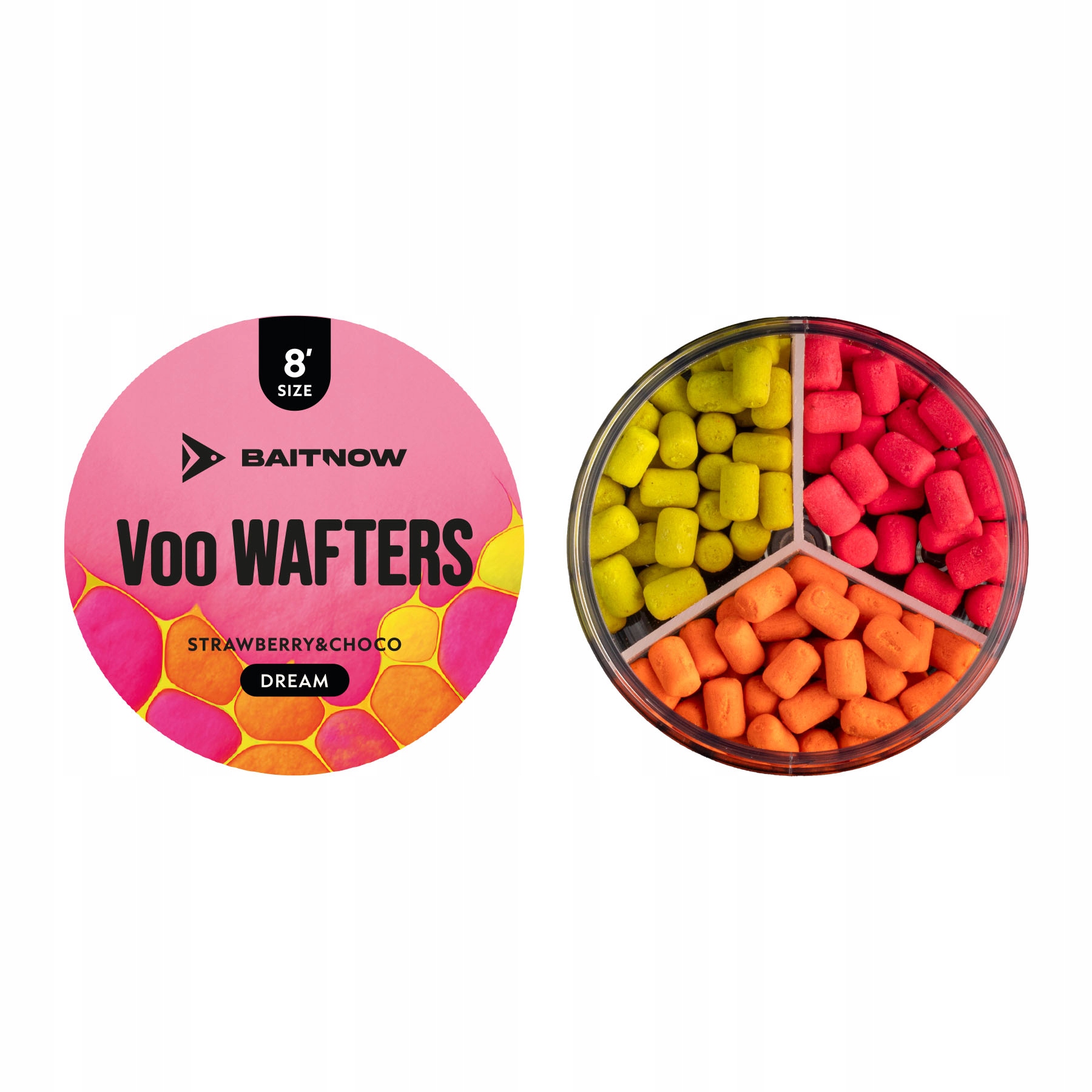 BaitNow Voo Wafters Dream Method Feeder 8mm Strawberry & Choco