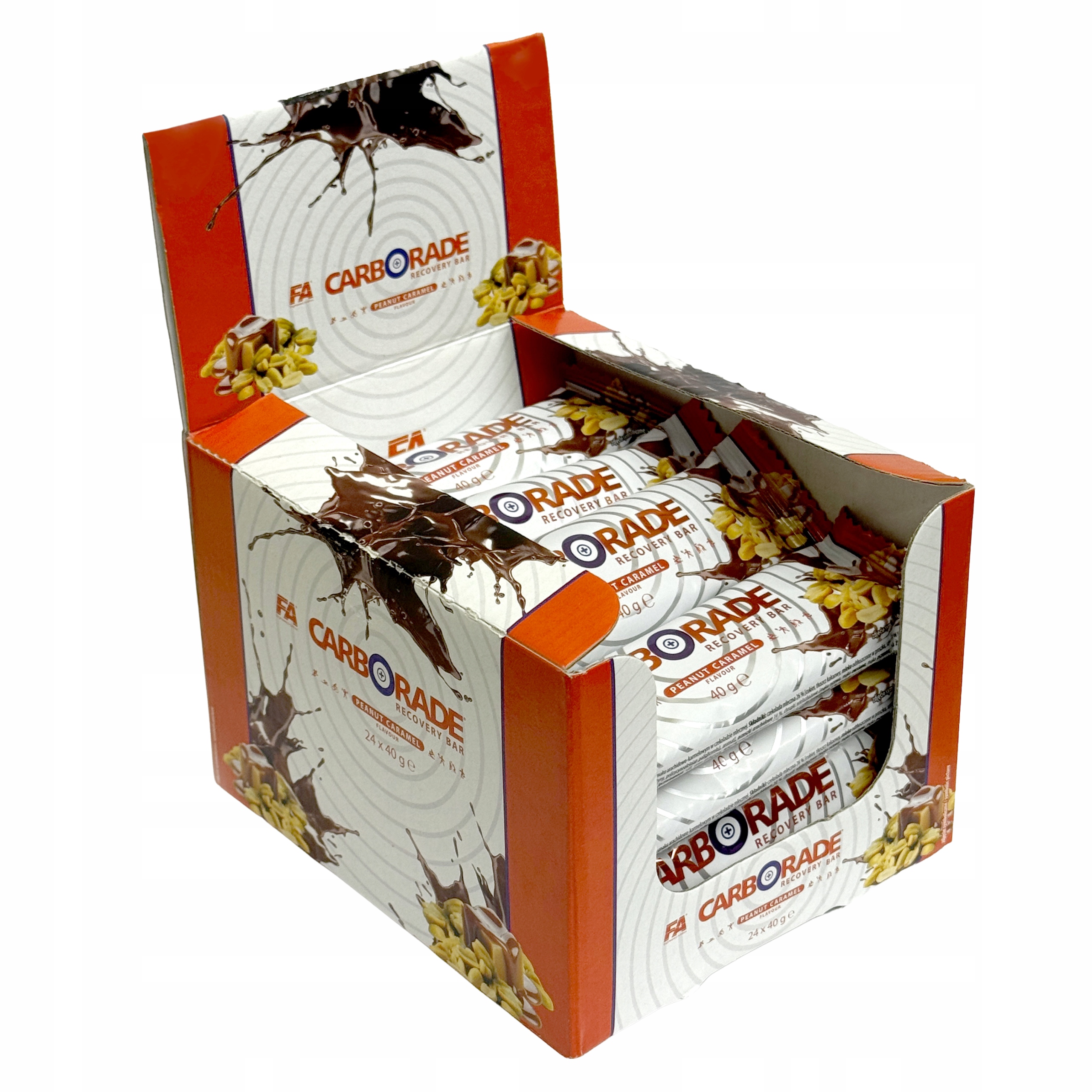 Regenerační tyčinka sacharidy 24x40g Carborade Recovery Bar Ořechová Fa