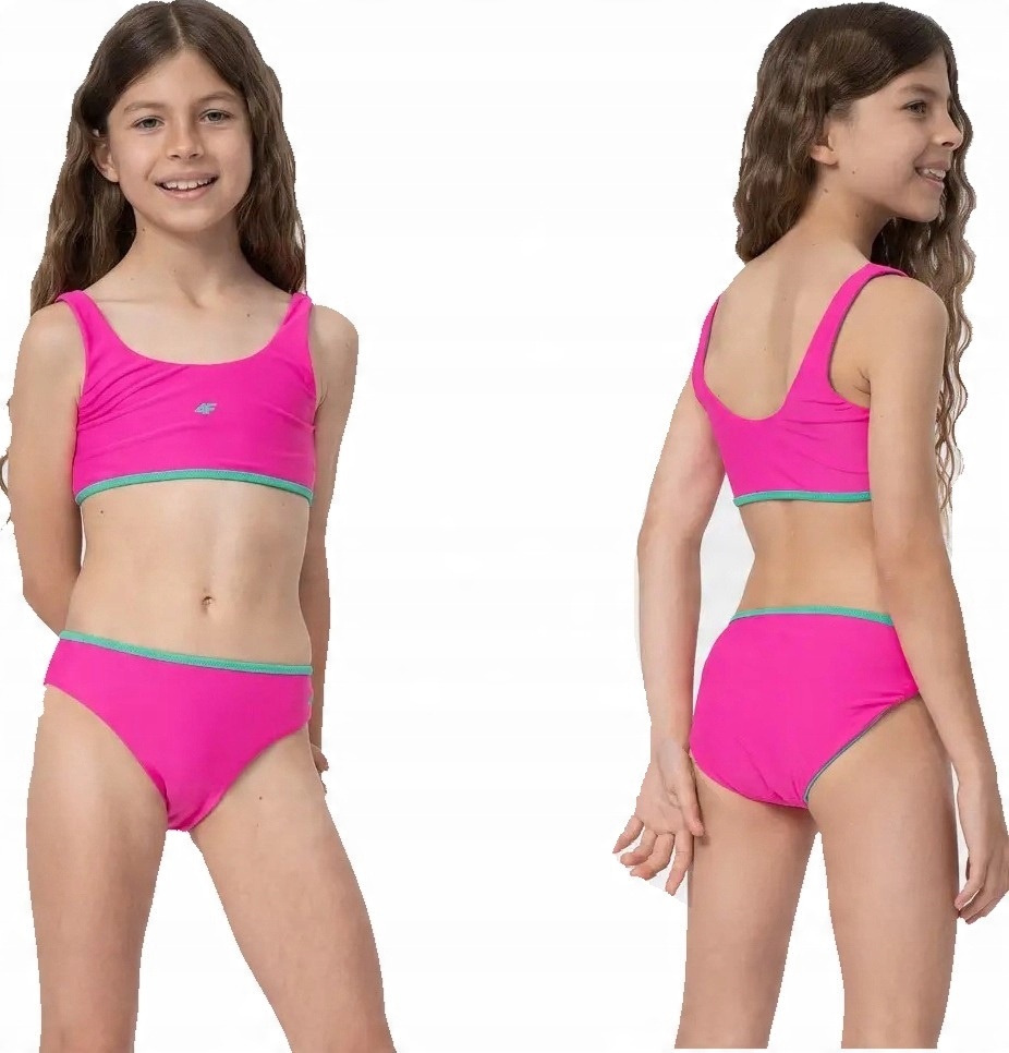 

4F Kostium Kąpielowy Bikini dla Dziewczynki 152