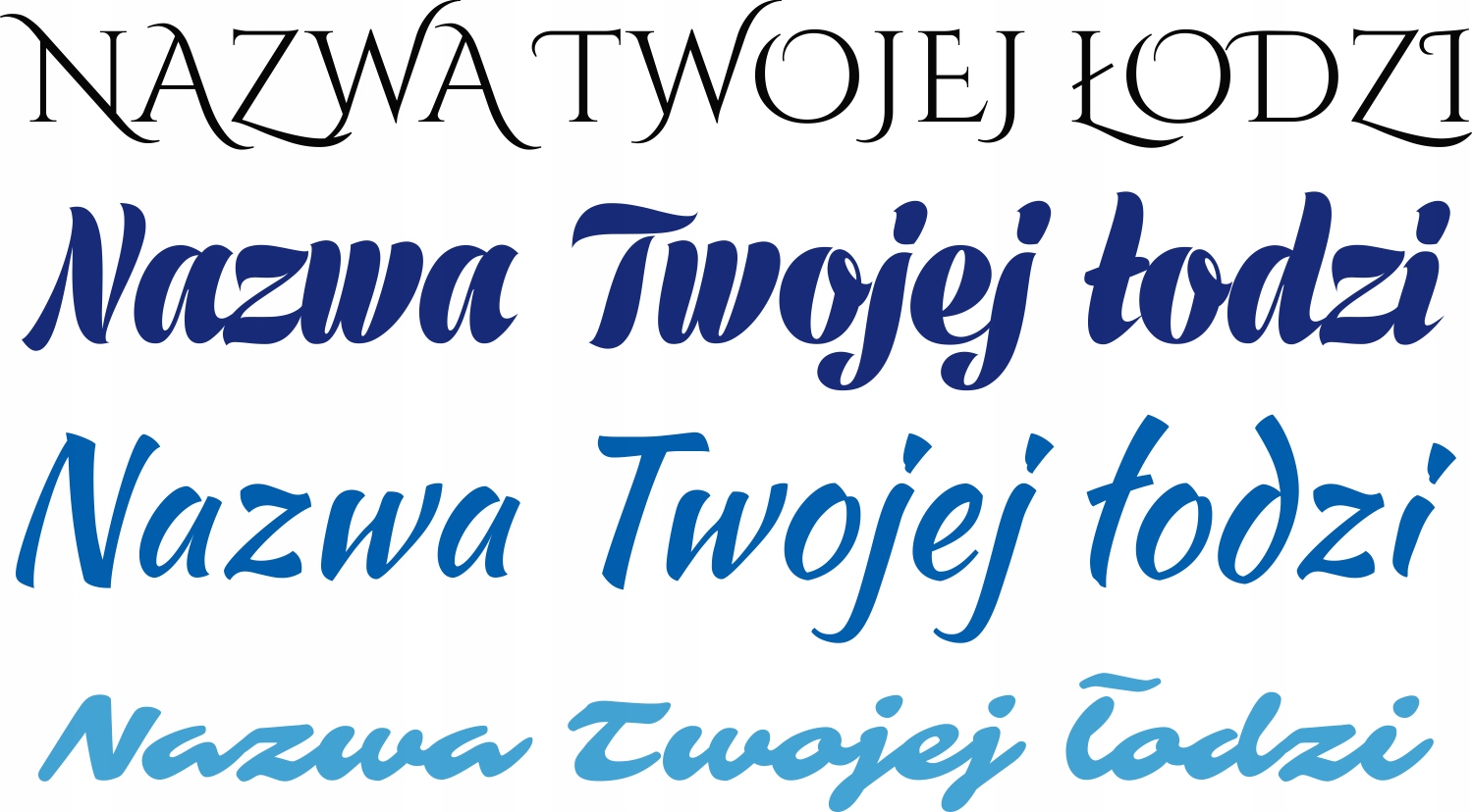 

2x Nazwa Łodzi naklejki łódź żaglówka jacht