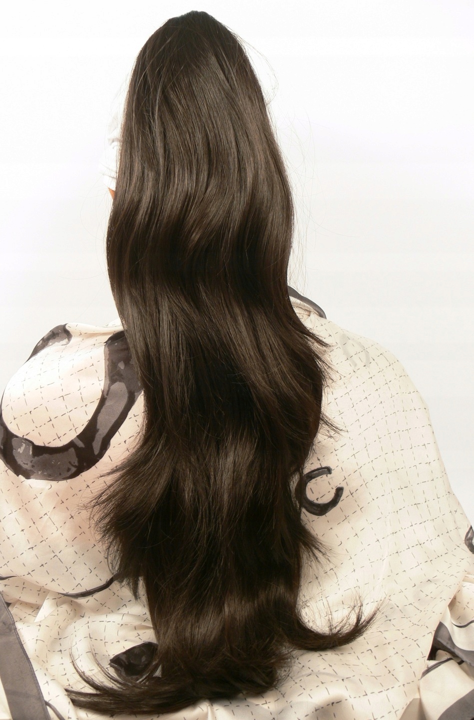 příčesek dlouhá, dopinka Julia hořká čokoláda stínovaná 4-Nessaja wigs s