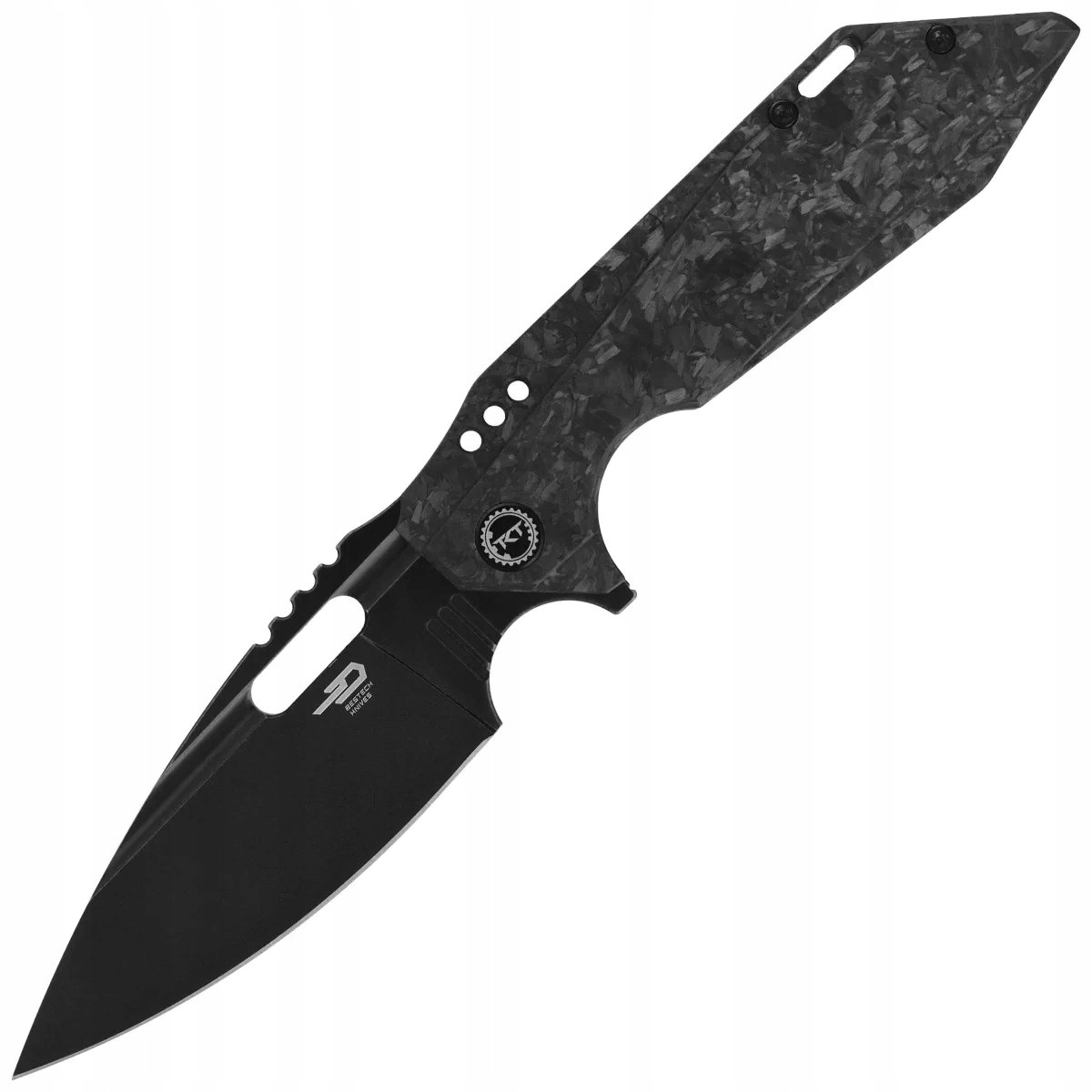 Nóż składany Bestech Shodan Black Titanium Carbon Fiber (BT1910D)