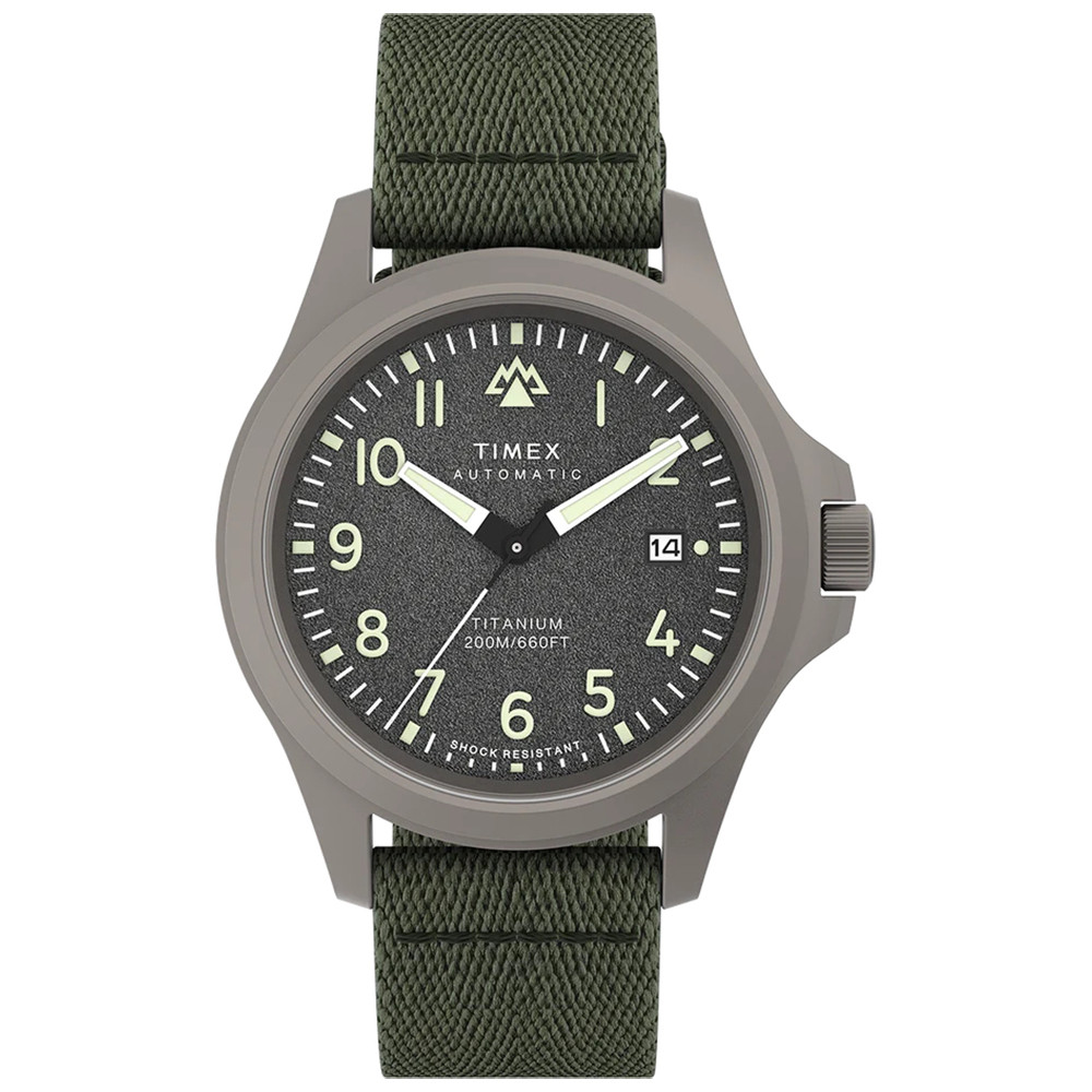 Pánské Hodinky Timex TW2V95300 zelený řemínek