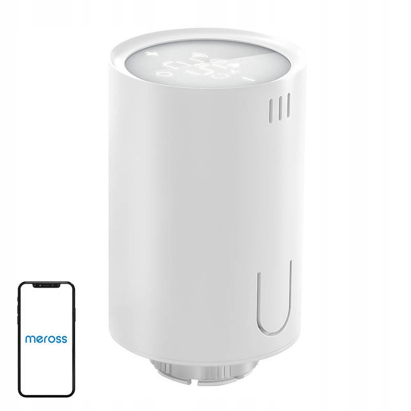 Meross Termostatická Hlavica Na Batérie Wifi Homekit M30 X 1,5 Brána