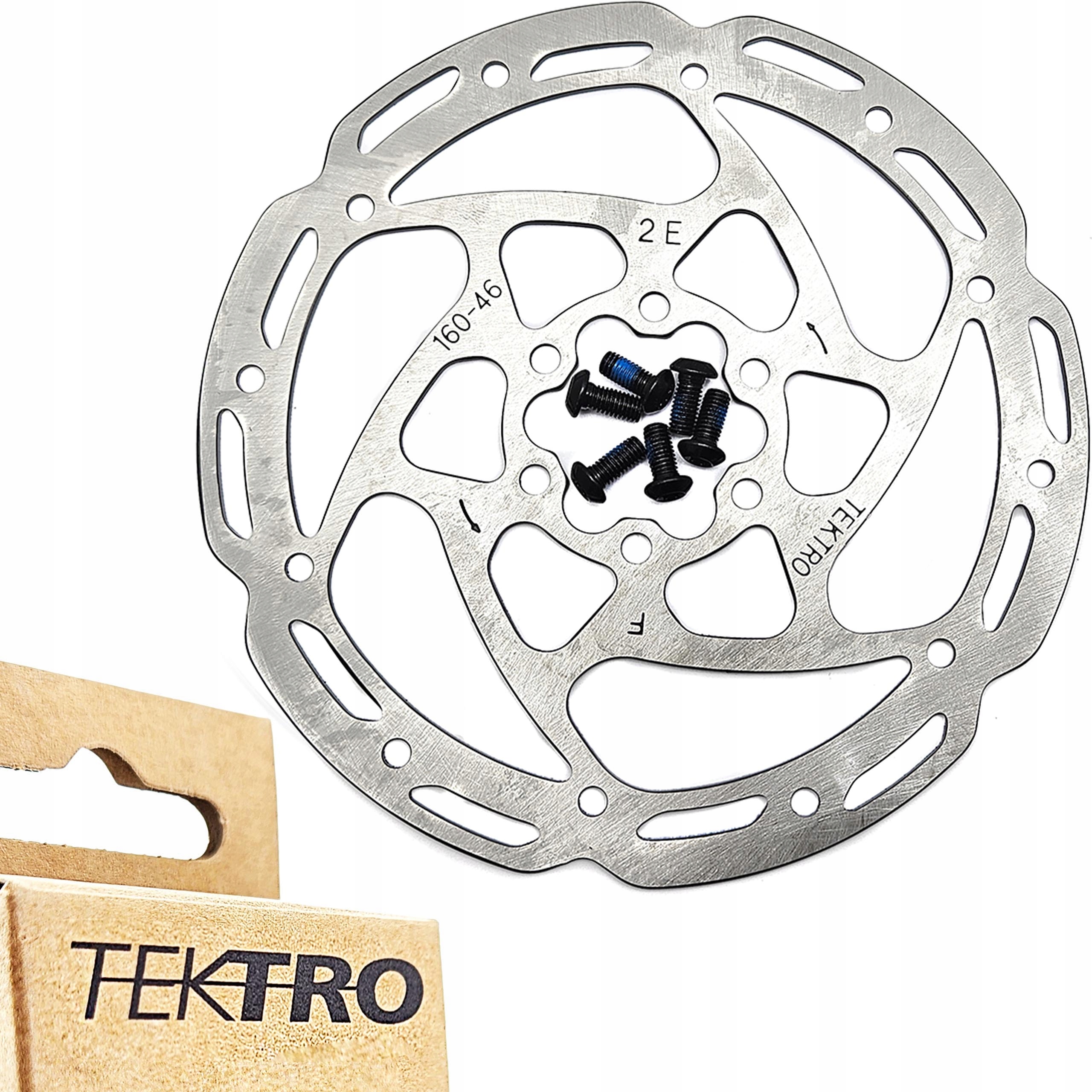 Tektro TR160-46 Tarcza Hamulca 160mm Oryginał 6 Śrub